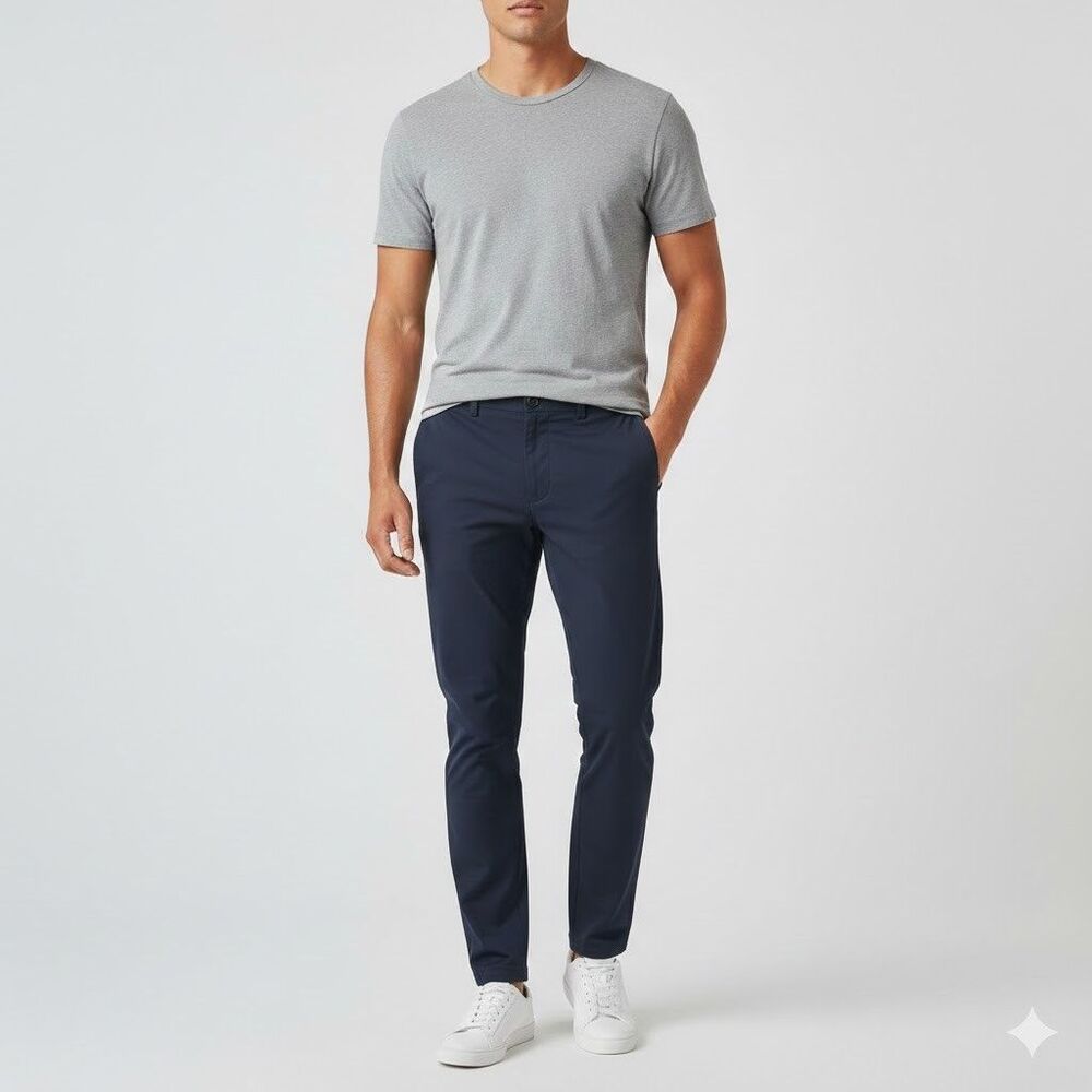 Lululemon ABC Mens Jogger Warpstreme Athletic Casual Workout Blue Pants Sz M